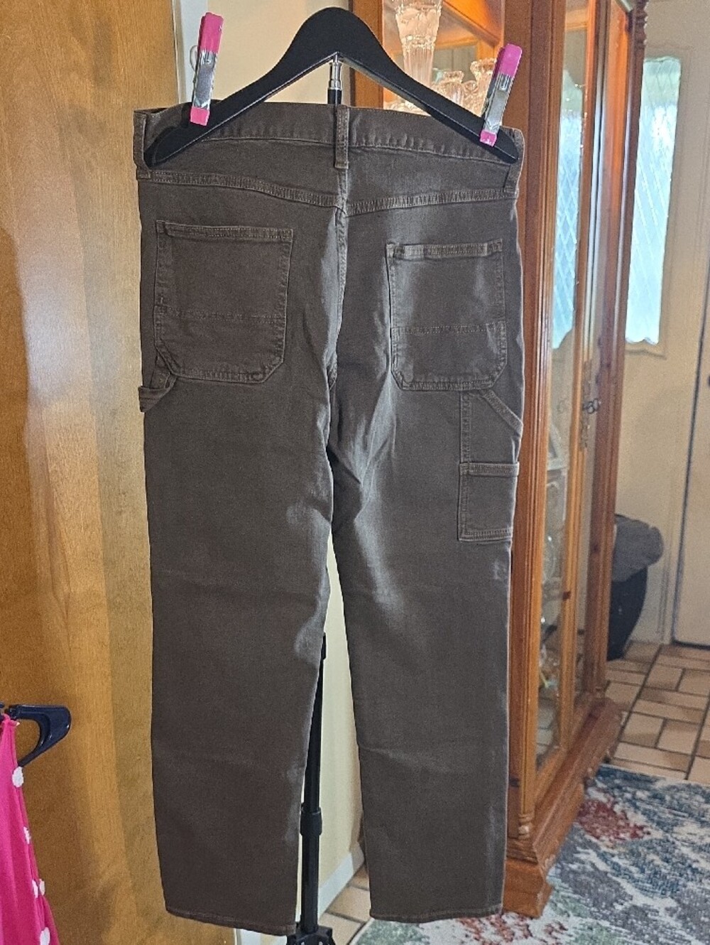 Old Navy Utility Pants LOT OF 2 ,  Size 32 x30 Straight Flex Like New Mens Jeans - Picture 5 of 9